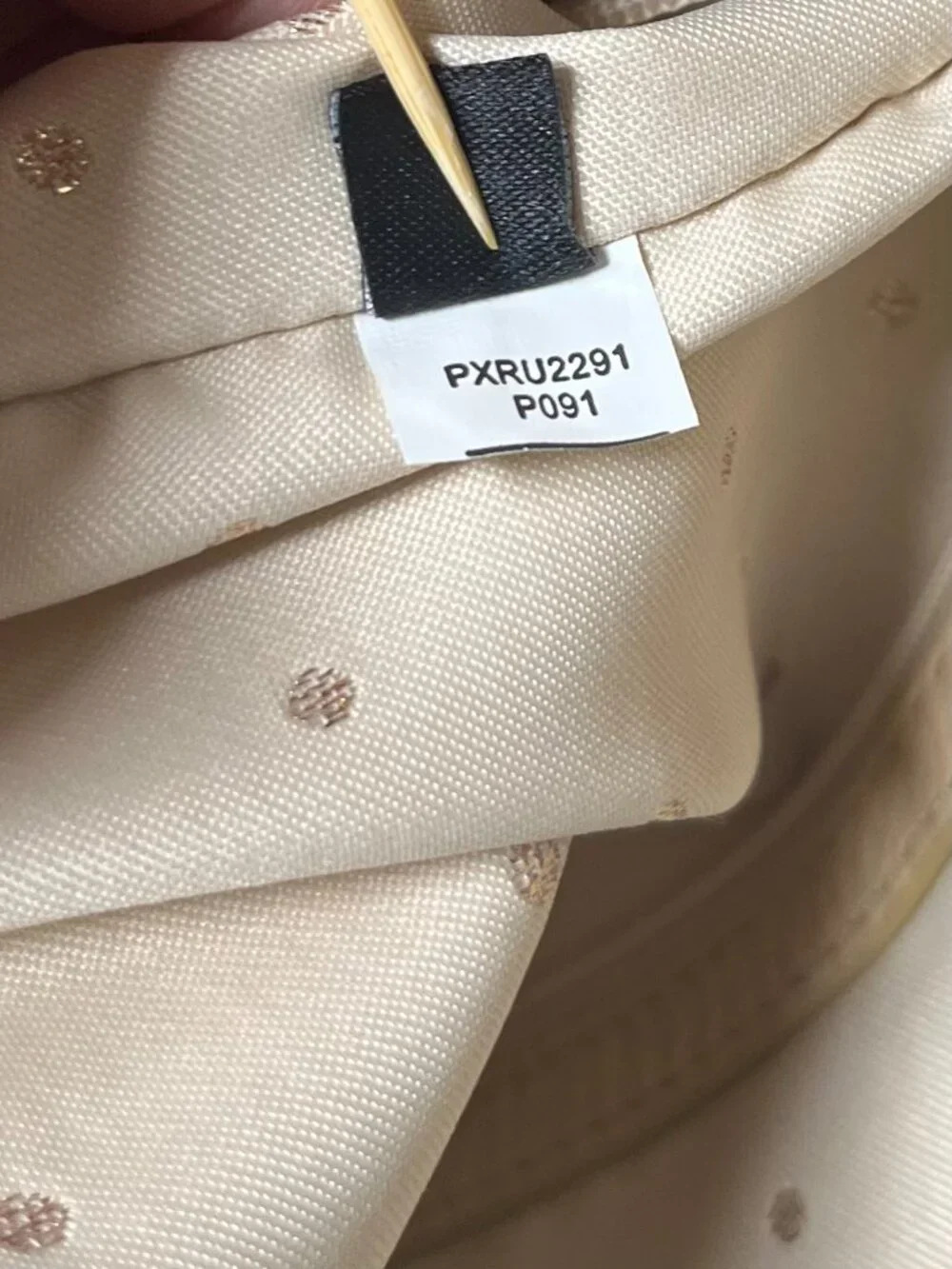 Kate Spade Gold Coast Serena Cashew Quilted Pebbled Leather Shoulder Hobo